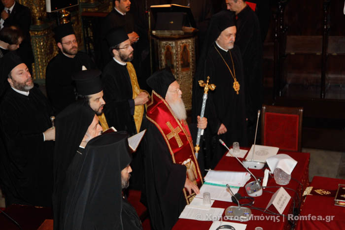 Konstantinopolský patriarcha zahajuje synaxis